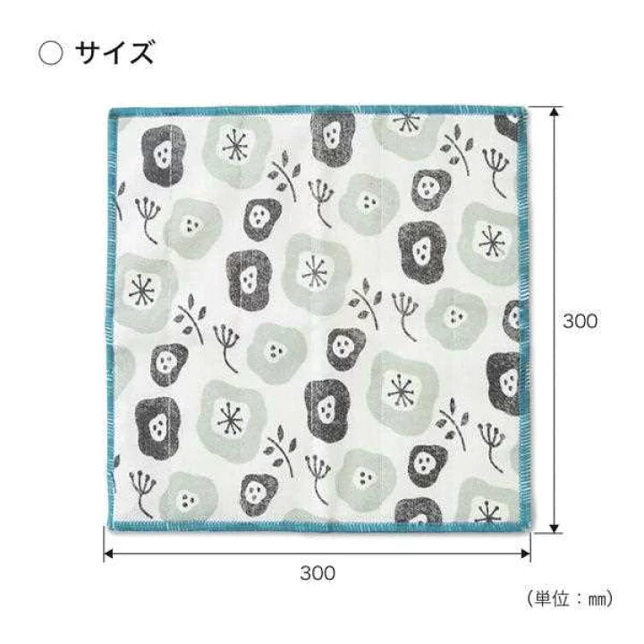 Kokubo Kayaori Kitchen Cloth 30x30 - Modern Flower