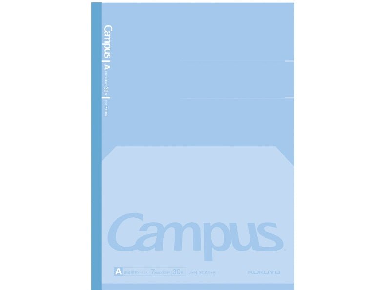 Kokuyo Campus Flat Notebook Semi-B5 - 7mm Ruled