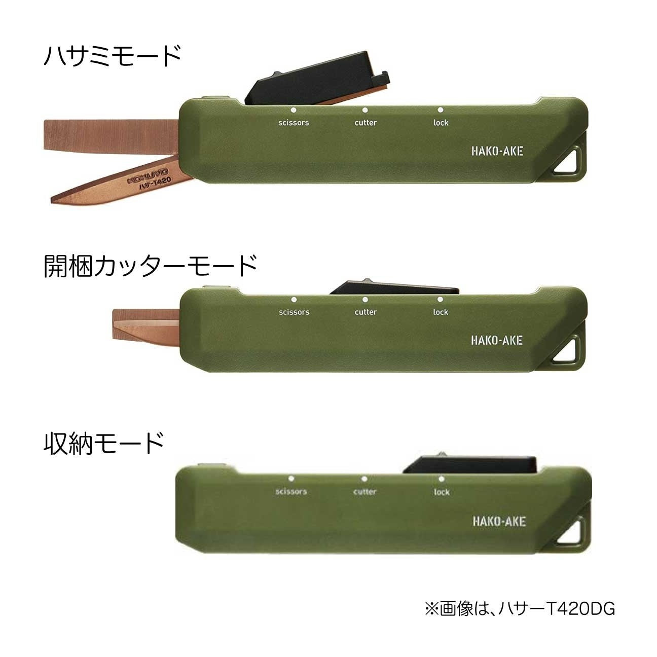 Kokuyo Hako-Ake 2Way Portable Cutter Scissor