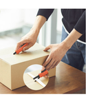 Kokuyo Hako-Ake 2Way Portable Cutter Scissor - Titanium Blade - Orange