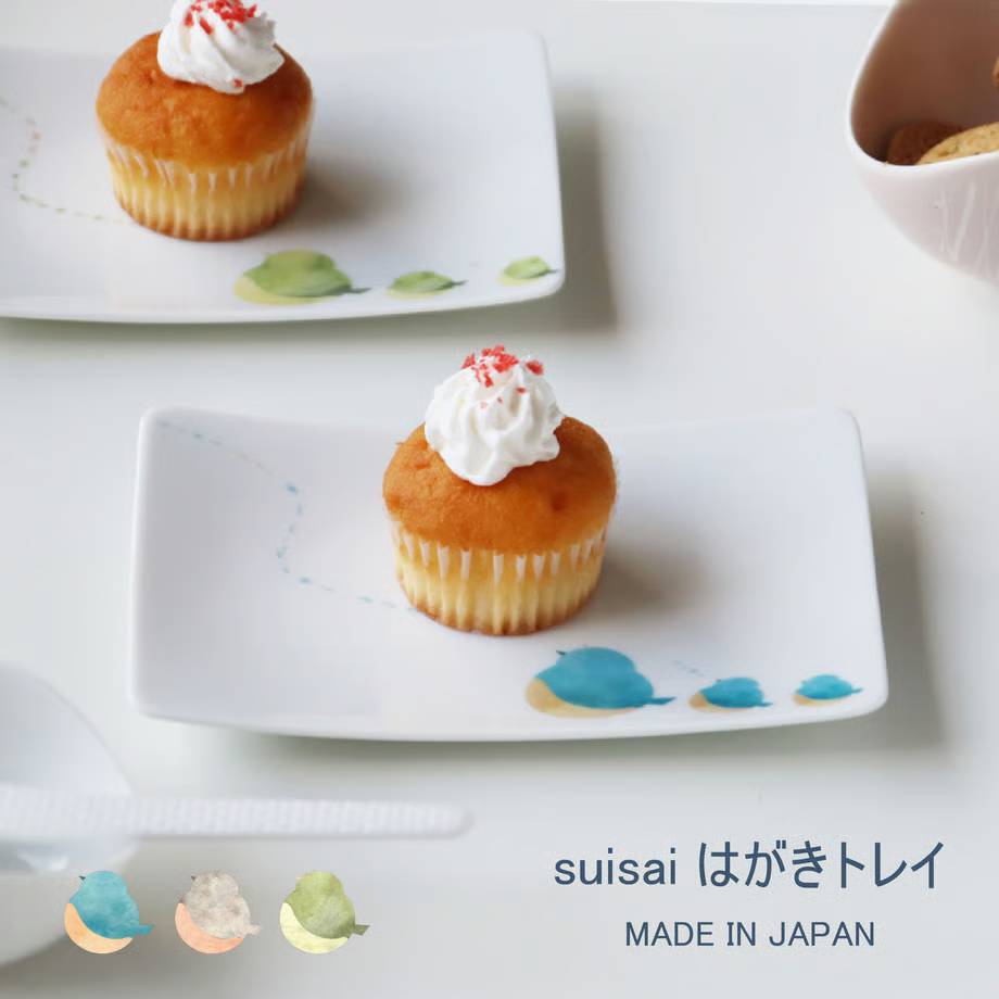 Komomono Suisai Kotori Postcard Plate