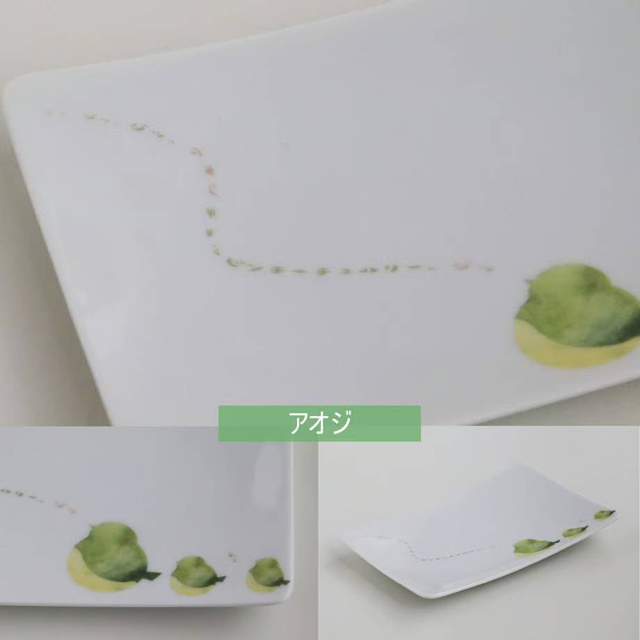 Komomono Suisai Kotori Postcard Plate