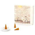 Kousaido Iyashi Neko Incense Cone Set Late Autumn