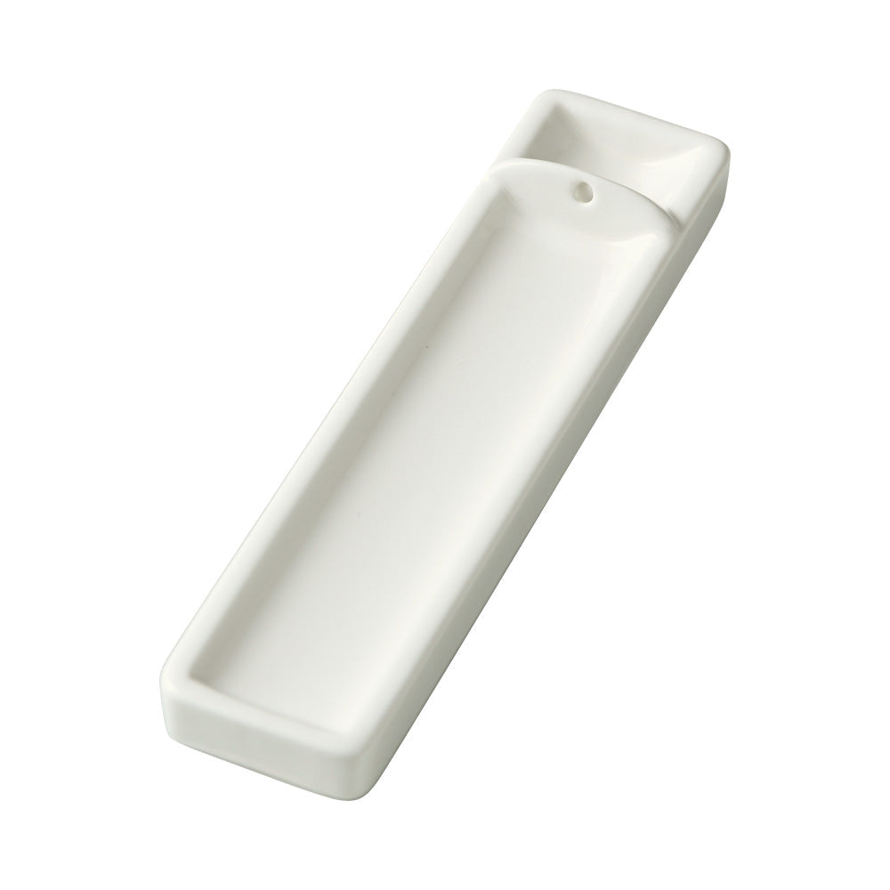 Kousaido Long Incense Holder – Nyuhaku Milky White