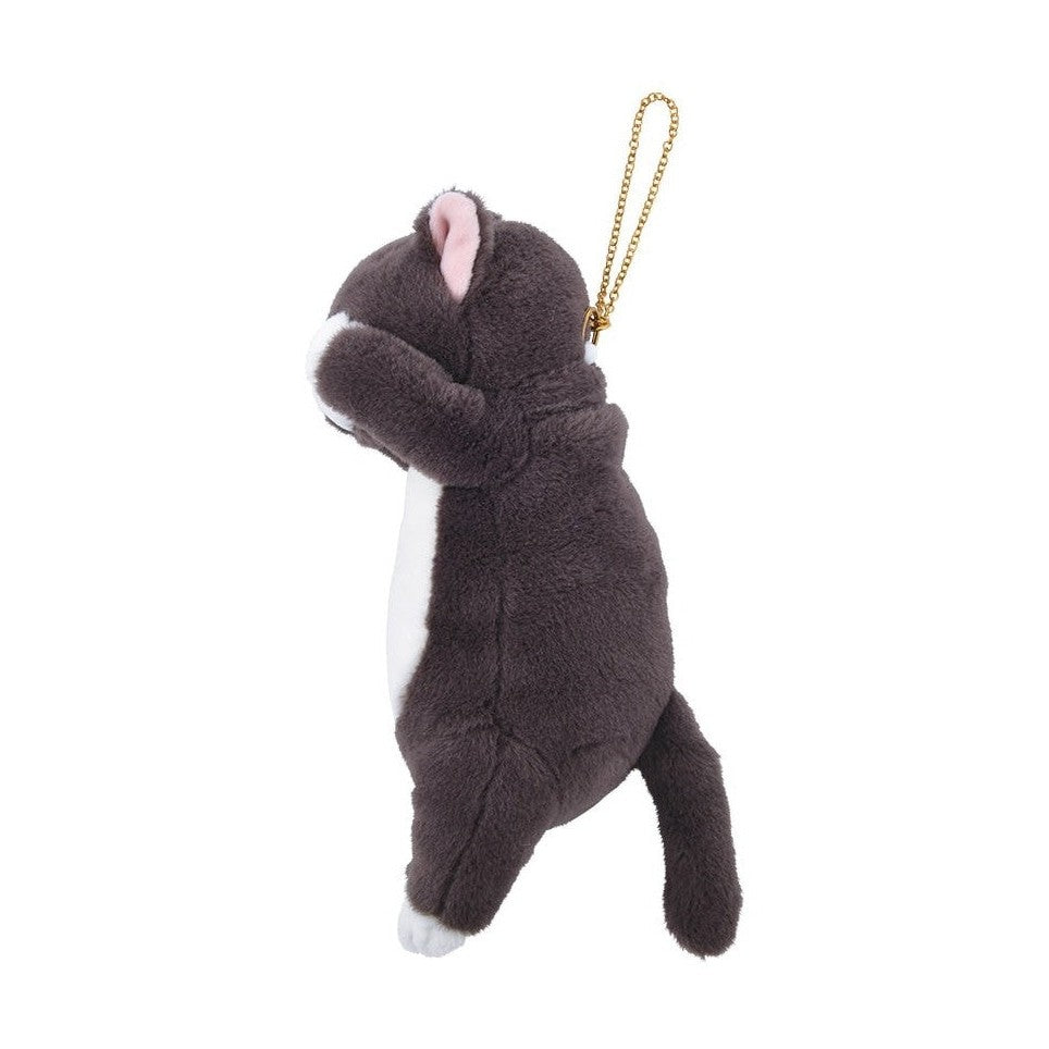 Kubinekko Animal Card Pass Pouch - Black Cat