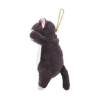 Kubinekko Animal Card Pass Pouch - Black Cat