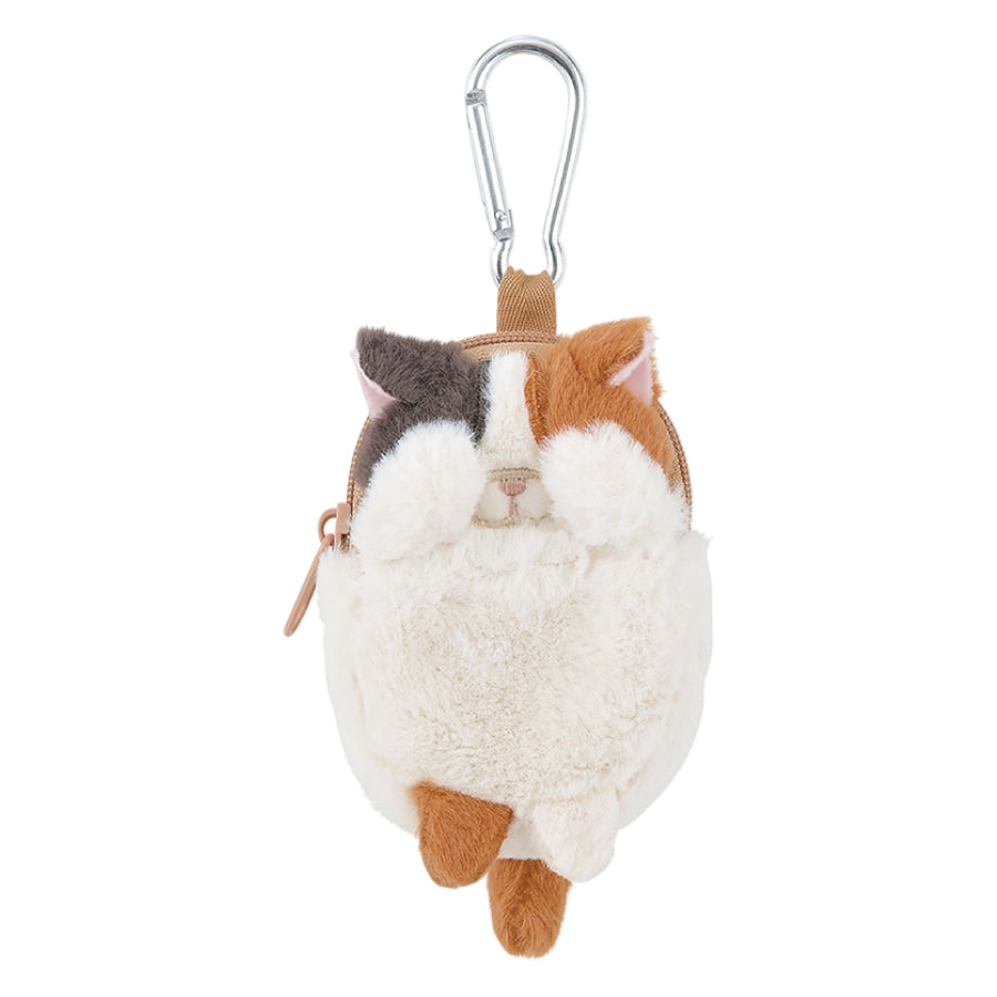 Kubinekko Animal Compact Mini Pouch - Calico Cat
