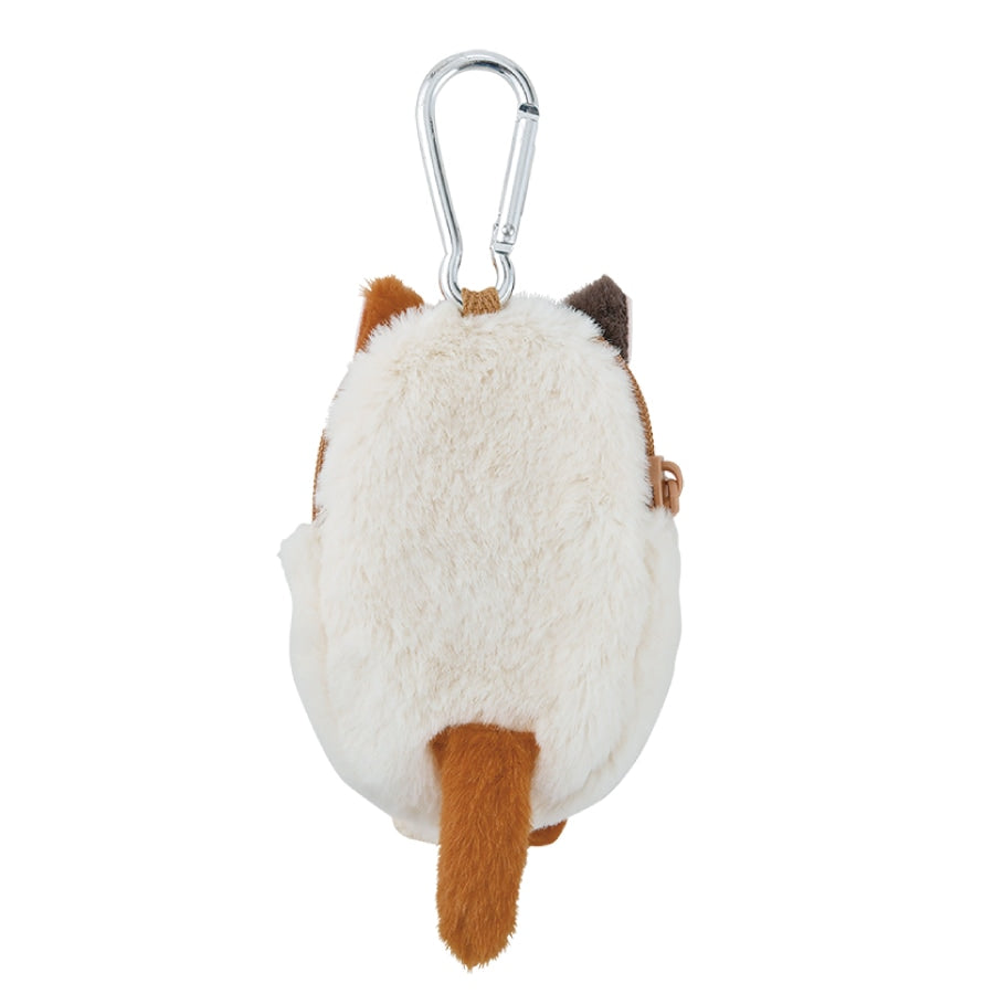 Kubinekko Animal Compact Mini Pouch - Calico Cat