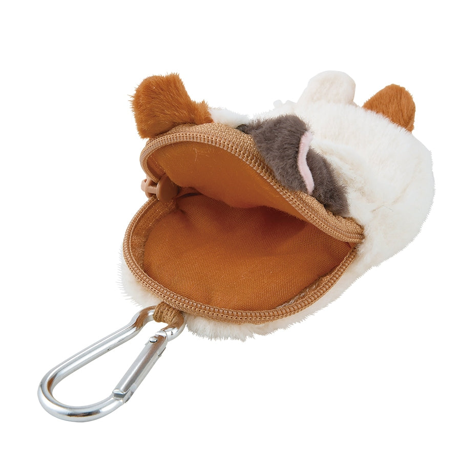 Kubinekko Animal Compact Mini Pouch - Calico Cat