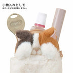 Kubinekko Animal Compact Mini Pouch - Calico Cat