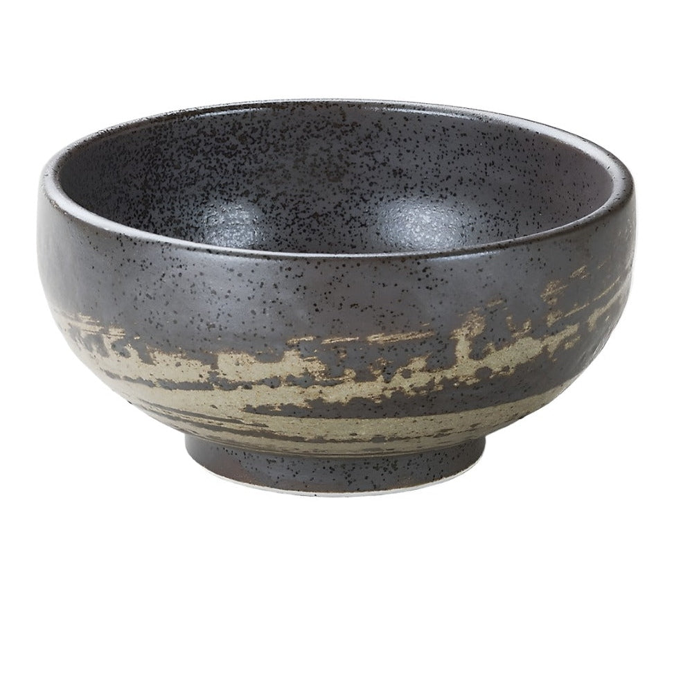 Kuchiba Takahama Brown Donburi Bowl 17.5D