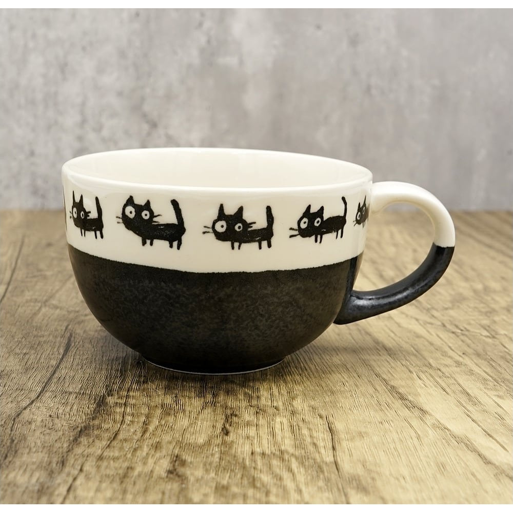 Kuroneko Cat Walk Mug 300ml