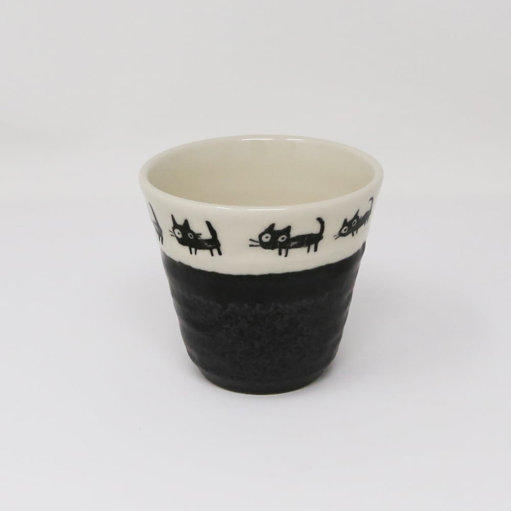 Kuroneko Cat Walk Tea Pot 3P Set