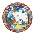 Kutani Doraemon in Garden Gold Brocade Small Plate 12D