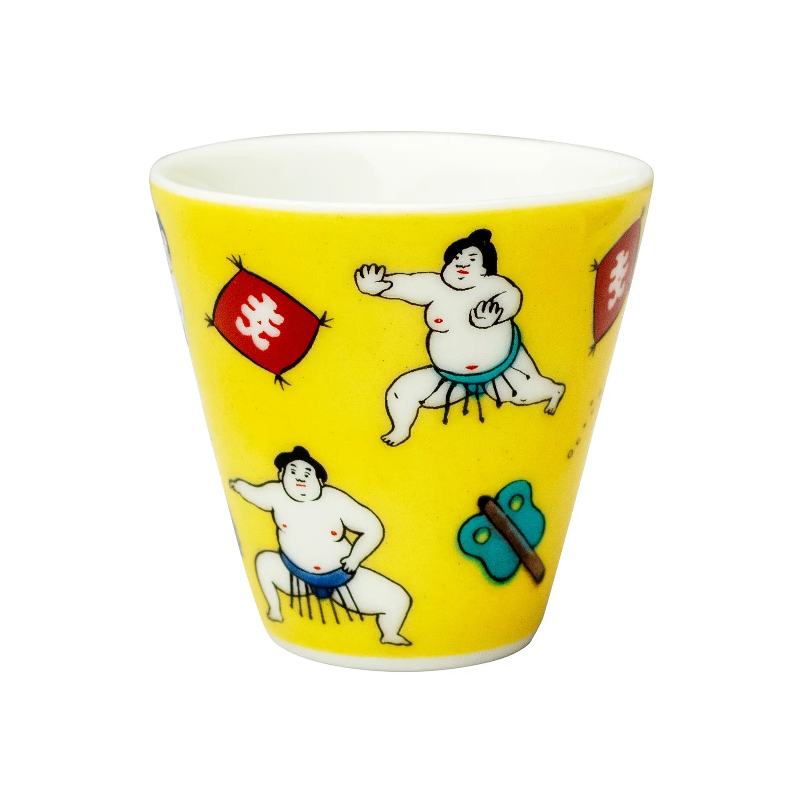 Kutani Engi Sake Cup - Sumo Wrestler