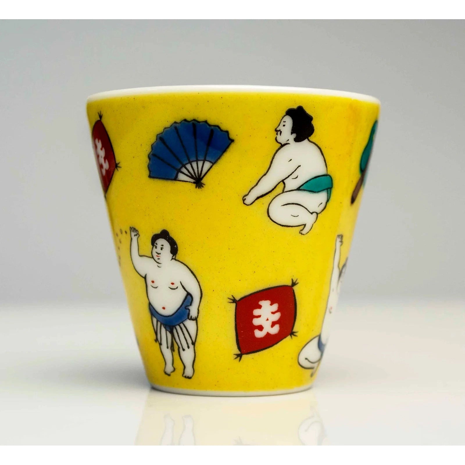 Kutani Engi Sake Cup - Sumo Wrestler