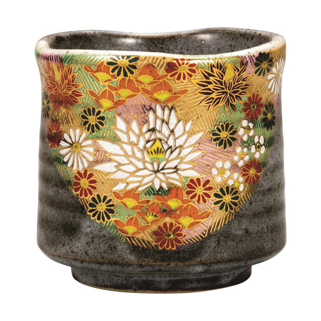 Kutani Japanese Tea Cup Flower