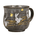 Kutani Rabbit Brown Mug