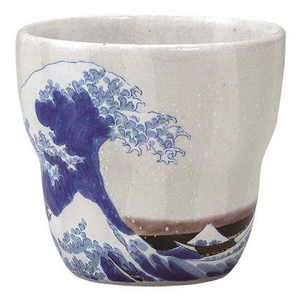 Kutaniyaki Great Wave off Kanagawa Dish