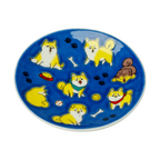 Kutaniyaki Mini Dish 9.5D - Shiba Dog