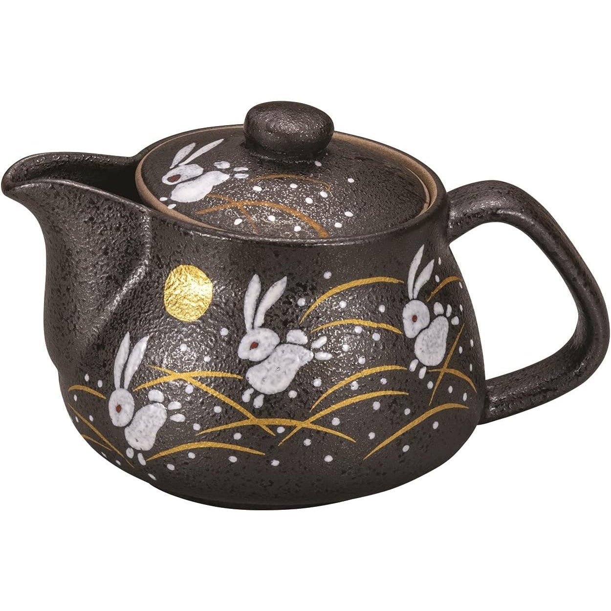 Kutaniyaki Moon Rabbit Tea Pot 360ml