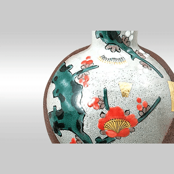 Kutaniyaki Red and White Plum Sake Set 3P