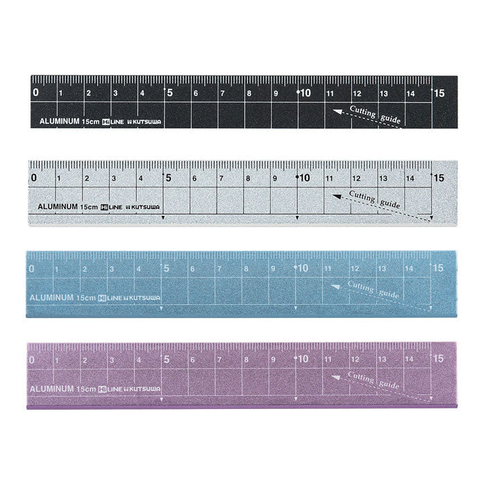 Kutsuwa Aluminium Ruler 15cm