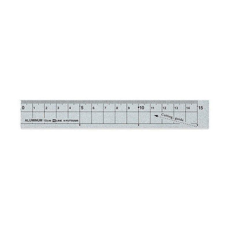 Kutsuwa Aluminium Ruler 15cm