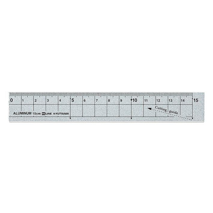 Kutsuwa Aluminium Ruler 15cm