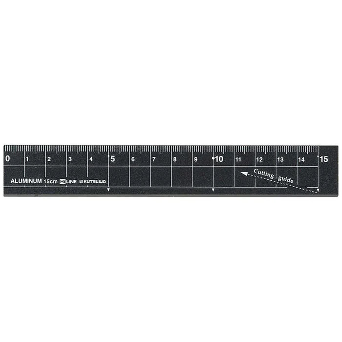 Kutsuwa Aluminium Ruler 15cm