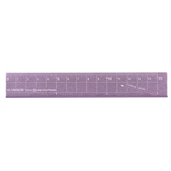 Kutsuwa Aluminium Ruler 15cm