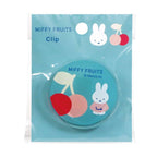 Kutsuwa Miffy Fruits Clip - Blue