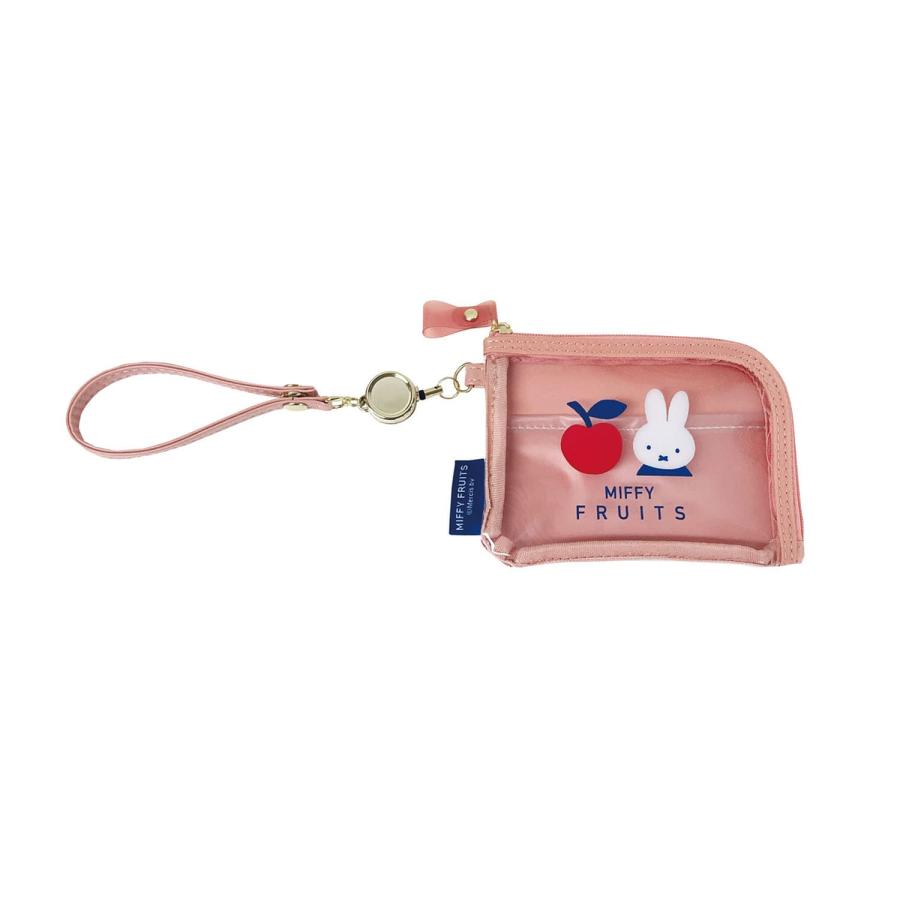 Kutsuwa Miffy Fruits Pass Case - Red