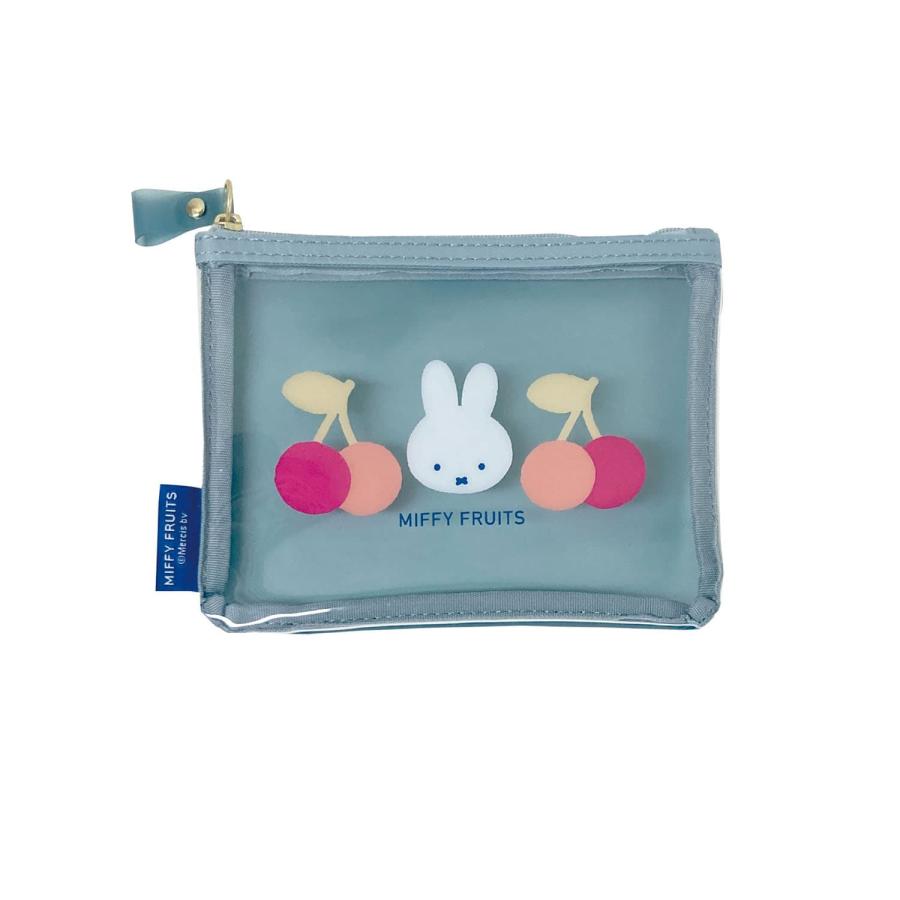 Kutsuwa Miffy Fruits Pouch Case - Blue