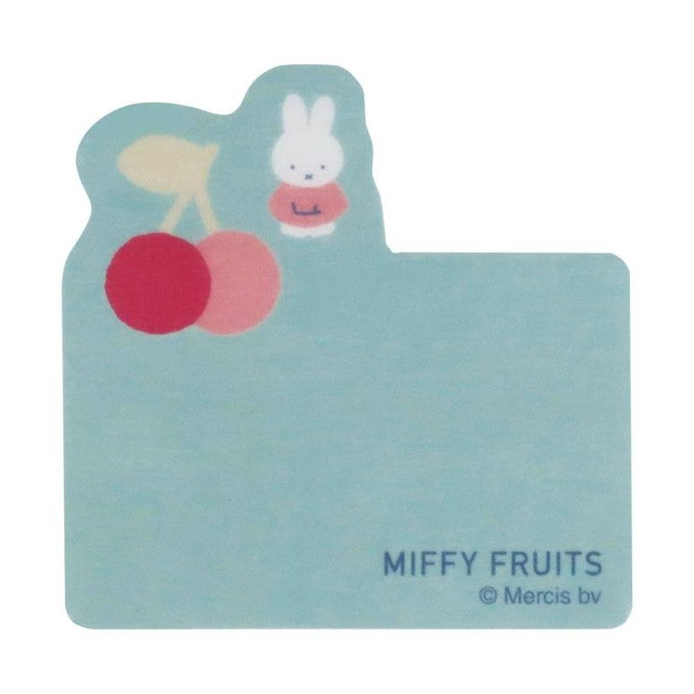 Kutsuwa Miffy Fruits Sticky Note - Blue