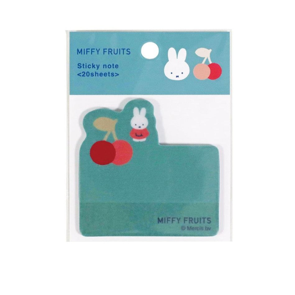 Kutsuwa Miffy Fruits Sticky Note - Blue