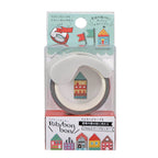 Kutsuwa Ribbon Bon Washi Tape Cutter, House Shape
