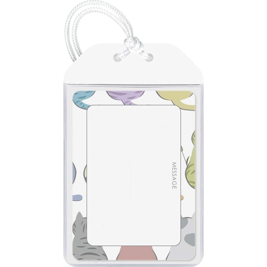 Kyoei Omamori Charm Name Card Holder - Cats