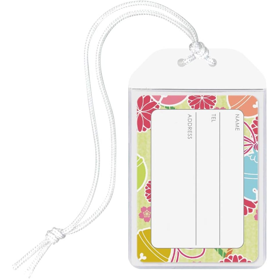 Kyoei Omamori Charm Name Card Holder - Green Bell