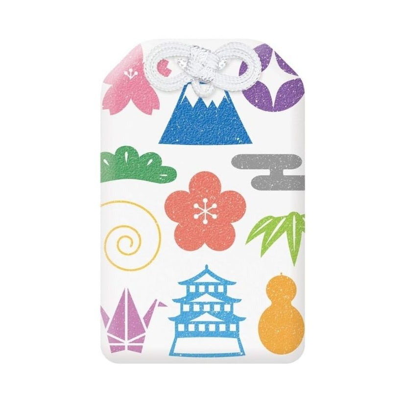 Kyoei Omamori Charm Name Card Holder - Japanese Landmarks