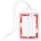 Kyoei Omamori Charm Name Card Holder - Pink Rabbit