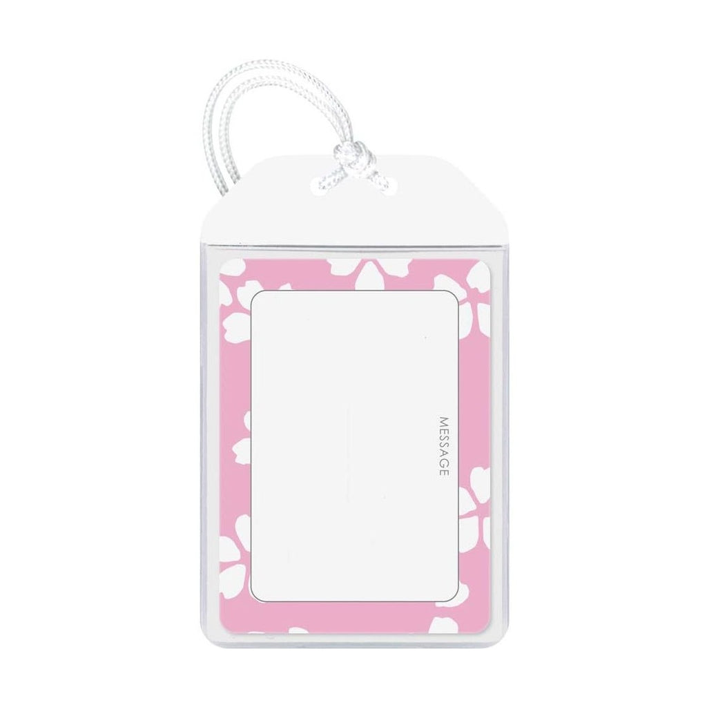 Kyoei Omamori Charm Name Card Holder - Pink Sakura