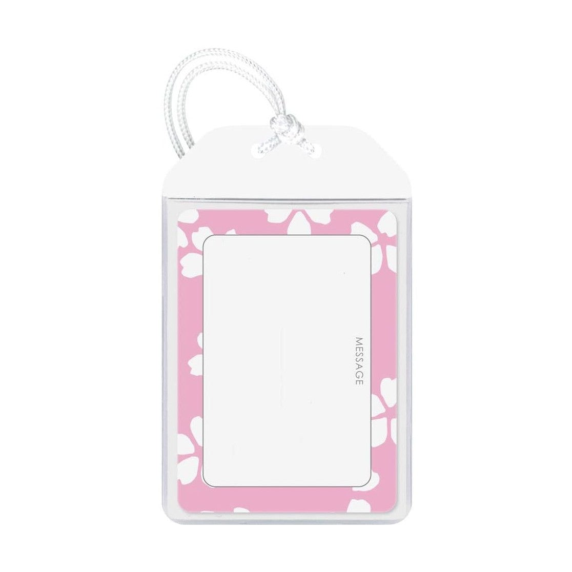 Kyoei Omamori Charm Name Card Holder - Pink Sakura