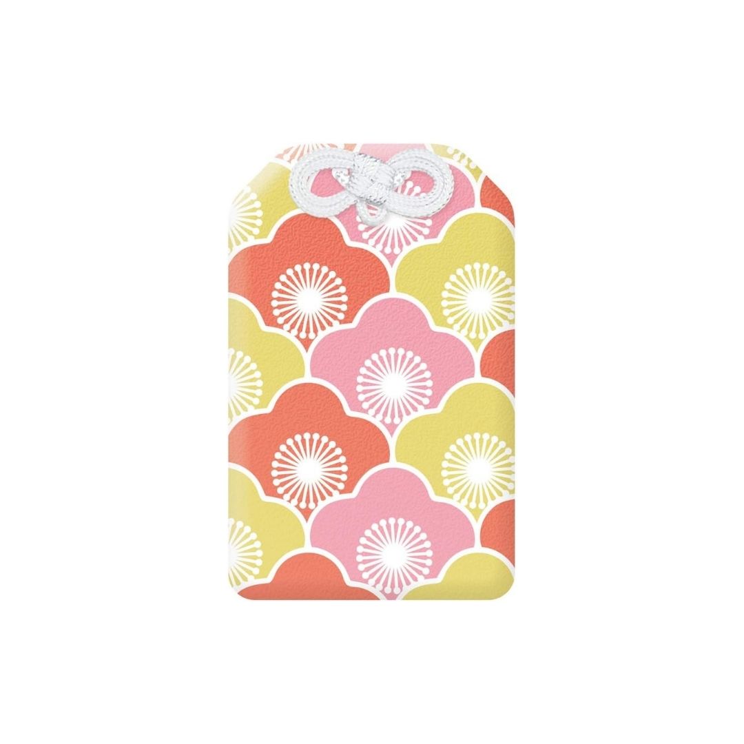 Kyoei Omamori Charm Name Card Holder - Plum Flower