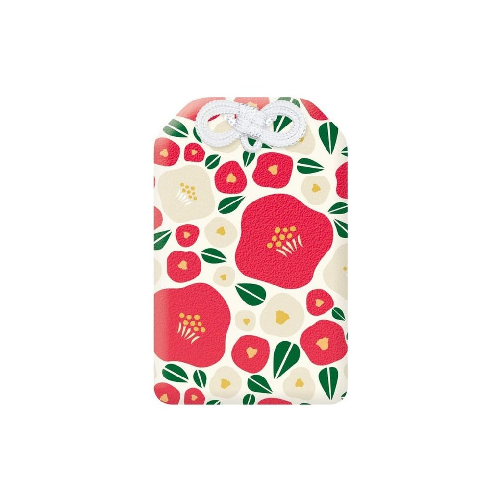 Kyoei Omamori Charm Name Card Holder - Tsubaki Camellia