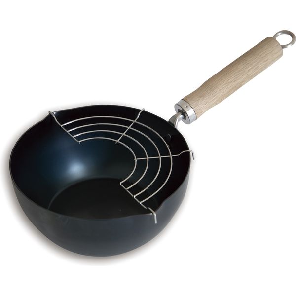 Kyoto Katsugu Iron Deep Frying Pan 20cm