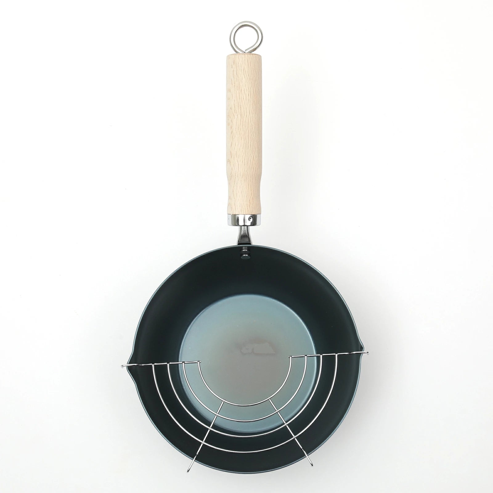 Kyoto Katsugu Iron Deep Frying Pan 20cm