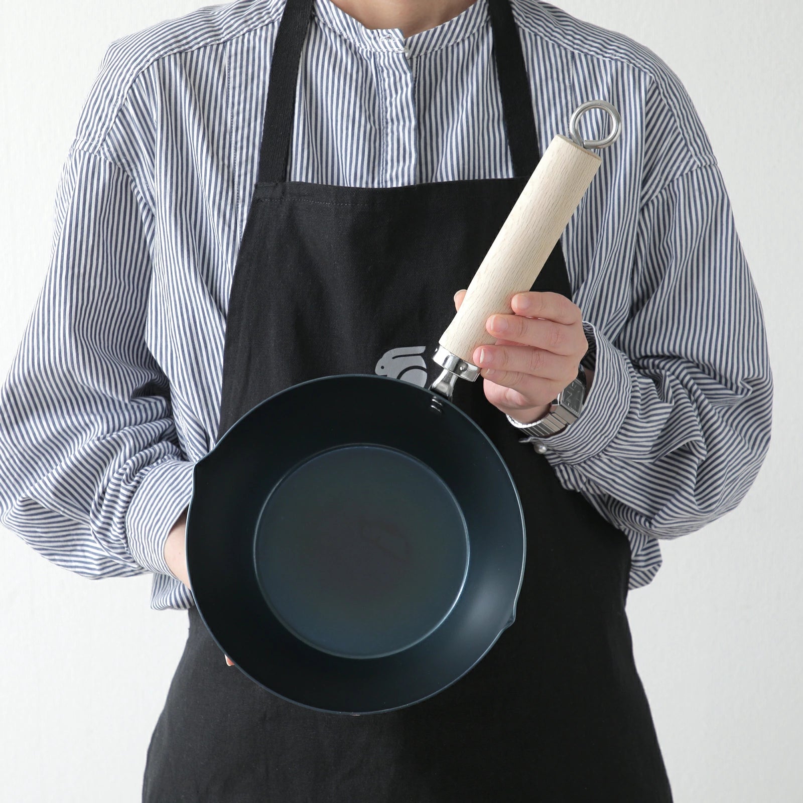 Kyoto Katsugu Iron Deep Frying Pan 20cm