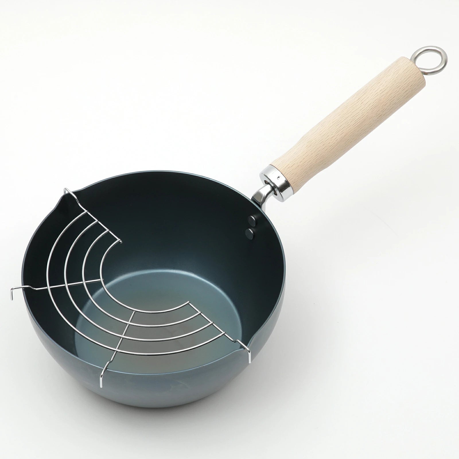 Kyoto Katsugu Iron Deep Frying Pan 20cm