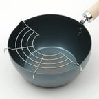 Kyoto Katsugu Iron Deep Frying Pan 20cm